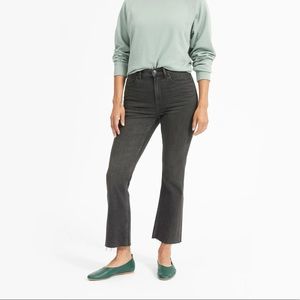 Everlane Kick Crop Washed Black Jeans Size 25
